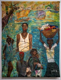 Pacita Abad, Haitians Waiting At Guantanamo Bay, Kunstbiennale Venedig