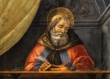 Sandro Botticelli, Der heilige Augustinus in seinem Arbeitszimmer, 1490–1500, Uffizien, Florenz, Italien