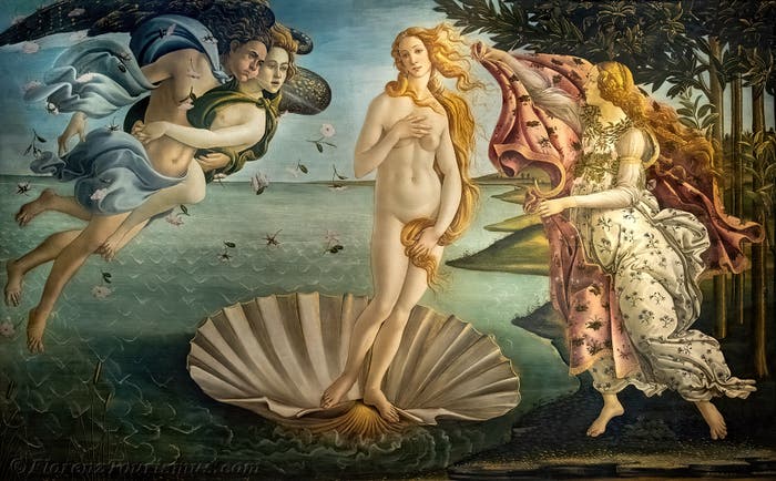Die Geburt der Venus Botticelli Uffizien Florenz