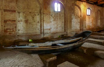 Die Insel Lazzaretto Nuovo in Venedig, das Innere des Grand Tezon