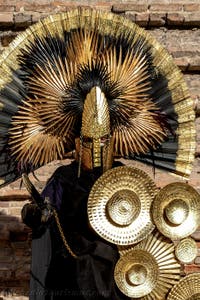 Die Kostümierten der Karnevalsparade von Venedig 2026 in Campo San Lorenzo.