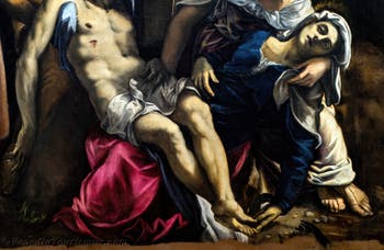 Tintoretto, Die Kreuzabnahme Christi, in den Accademia-Galerien in Venedig, Italien