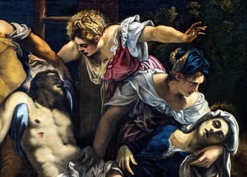 Tintoretto, Die Kreuzabnahme Christi, in den Accademia-Galerien in Venedig, Italien