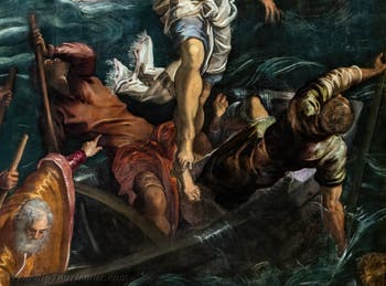 Tintoretto: Der Heilige St Markus rettet einen Sarazenen vor dem Schiffbruch, in den Gallerie dell’Accademia in Venedig, Italien