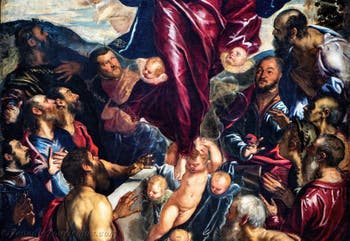 Tintoretto, Die Himmelfahrt Mariens, in den Gallerie dell’Accademia in Venedig, Italien