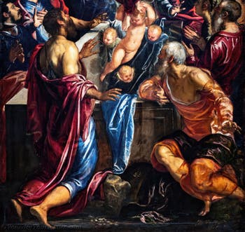 Tintoretto, Die Himmelfahrt Mariens, in den Gallerie dell’Accademia in Venedig, Italien