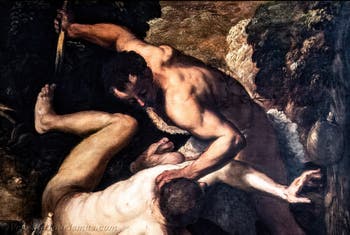 Tintoretto, Kain und Abel, in den Accademia-Galerien in Venedig, Italien