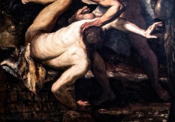 Tintoretto, Kain und Abel, in den Accademia-Galerien in Venedig, Italien