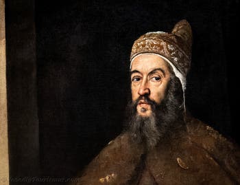 Tintoretto, Porträt des Dogen Alvise Mocenigo, in den Gallerie dell’Accademia in Venedig, Italien
