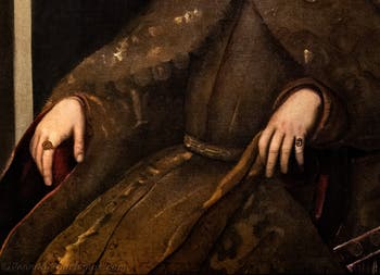 Tintoretto, Porträt des Dogen Alvise Mocenigo, in den Gallerie dell’Accademia in Venedig, Italien