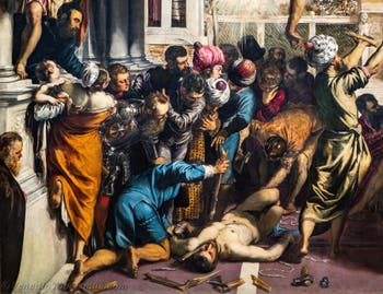 Tintoretto, Das Wunder des St Markus, der den Sklaven von der Folter befreit, in den Gallerie dell’Accademia in Venedig, Italien