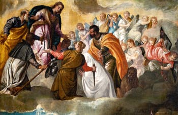 Paolo Veronese, Allegorie der Schlacht von Lepanto, in den Gallerie dell’Accademia in Venedig, Italien