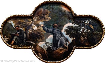 Paolo Veronese, Der heilige Franziskus empfängt die Stigmata, in den Gallerie dell’Accademia in Venedig, Italien