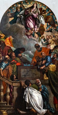 Paolo Veronese, Mariä Himmelfahrt, in den Gallerie dell’Accademia in Venedig, Italien