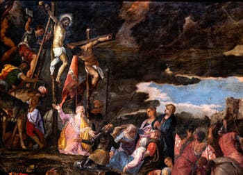 Paolo Veronese, Die Kreuzigung, in den Gallerie dell’Accademia in Venedig, Italien