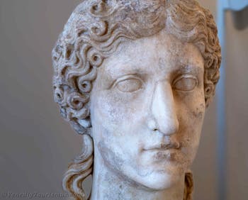 Kopf der Agrippina die Ältere im Archäologischen Museum von Venedig in Italien