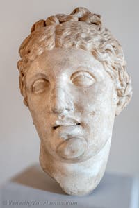 Kopf der Aphrodite im Archäologischen Museum von Venedig in Italien