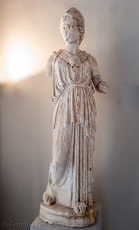 Die Göttin Athene Attika im Archäologischen Museum von Venedig in Italien