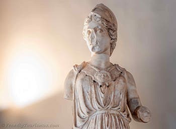 Die Göttin Athene Attika im Archäologischen Museum von Venedig in Italien