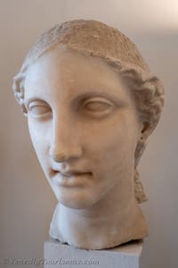Athenes Kopf im Archäologischen Museum von Venedig in Italien