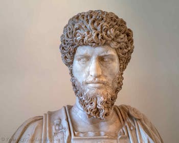 Kaiser Lucius Aurelius Verus im Archäologischen Museum von Venedig in Italien