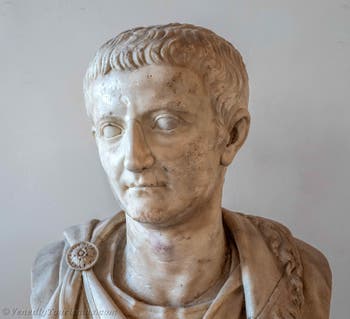 Kaiser Tiberius im Archäologischen Museum von Venedig in Italien
