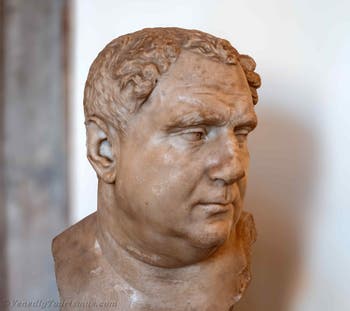 Kaiser Vitellius im Archäologischen Museum von Venedig in Italien