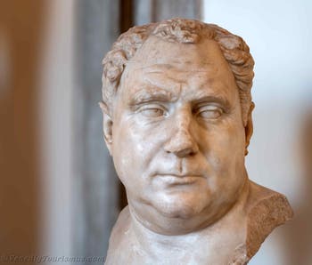 Kaiser Vitellius im Archäologischen Museum von Venedig in Italien