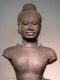 Khmer-Gottheit (Kambodscha) Museum für Orientalische Kunst Ca' Pesaro in Venedig, Italien