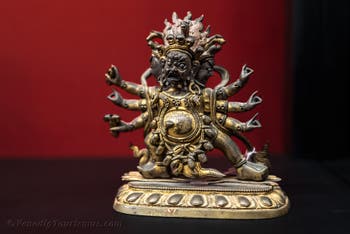 Schutzgottheit der Hayagrva-Lehre (Pferdekopf oder -hals) Tibet - Museum für Orientalische Kunst Ca' Pesaro in Venedig, Italien