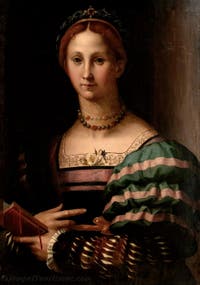Bronzino, Porträt einer Dame, Museum Capodimonte in Neapel, Italien