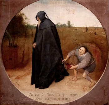 Pieter Brueghel der Ältere, Der Menschenfeind, Museum Capodimonte in Neapel, Italien