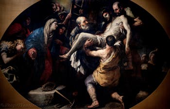 Luca Giordano, Die Grablegung Christi, Museum Capodimonte in Neapel, Italien
