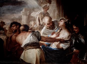 Luca Giordano, Die heilige Lucia auf dem Weg zum Martyrium, Museum Capodimonte in Neapel, Italien