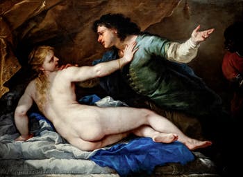 Luca Giordano, Lucrezia und Tarquinius, Museum Capodimonte in Neapel, Italien