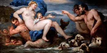 Luca Giordano, Polyphem und Galateia, Museum Capodimonte in Neapel, Italien