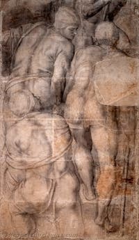 Michelangelo, Kriegergruppe, Capodimonte-Museum in Neapel, Italien