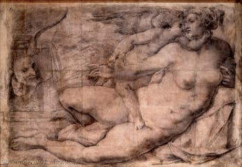 Michelangelo, Venus und Amor, Museum Capodimonte in Neapel, Italien