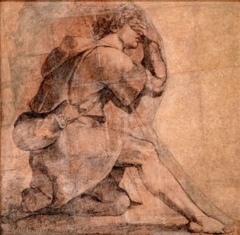 Raffael, Moses vor dem brennenden Dornbusch, Museum Capodimonte in Neapel, Italien
