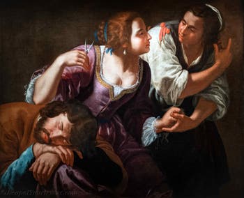 Artemisia Gentileschi, Samson und Delila, Galleria d’Italia Zevallos in Neapel, Italien