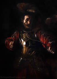 Caravaggio, Das Martyrium der Heiligen Ursula, Galleria d’Italia Zevallos in Neapel, Italien