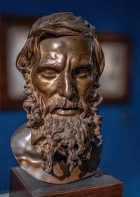 Vincenzo Gemito, Kopf eines Philosophen, Galleria d’Italia Zevallos in Neapel, Italien