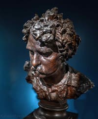 Vincenzo Gemito, Porträt des Malers Mariano Fortuny y Marsal, Galleria d’Italia Zevallos in Neapel, Italien