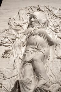 Jago, der verhüllte Sohn, Kapelle dei Bianchi, Basilika San Severo fuori le mura in Neapel, Italien