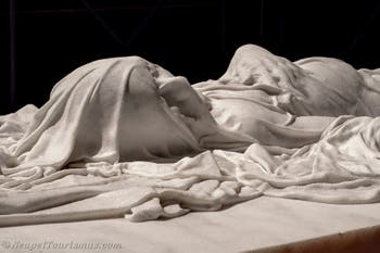 Jago, der verhüllte Sohn, Kapelle dei Bianchi, Basilika San Severo fuori le mura in Neapel, Italien