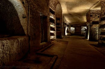 Die Katakomben von San Gennaro in Neapel, Italien