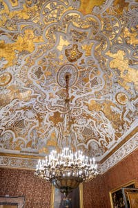 Das Zimmer der Königin im Königspalast von Neapel in Italien