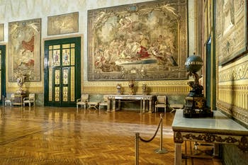 Der Herkules-Saal oder Vizekönigs-Saal im Königspalast von Neapel in Italien