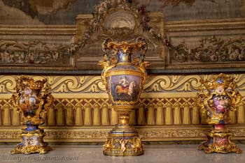 Der Herkules-Saal oder Vizekönigs-Saal im Königspalast von Neapel in Italien