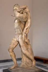 Achilleus und Troilus, Farnese-Sammlung, Archäologisches Museum von Neapel in Italien